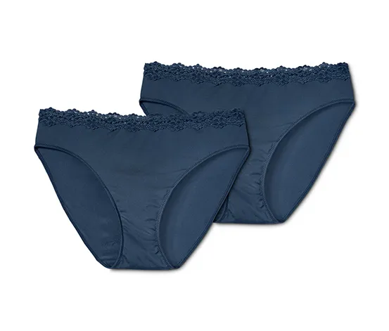 2 Slips, rauchblau