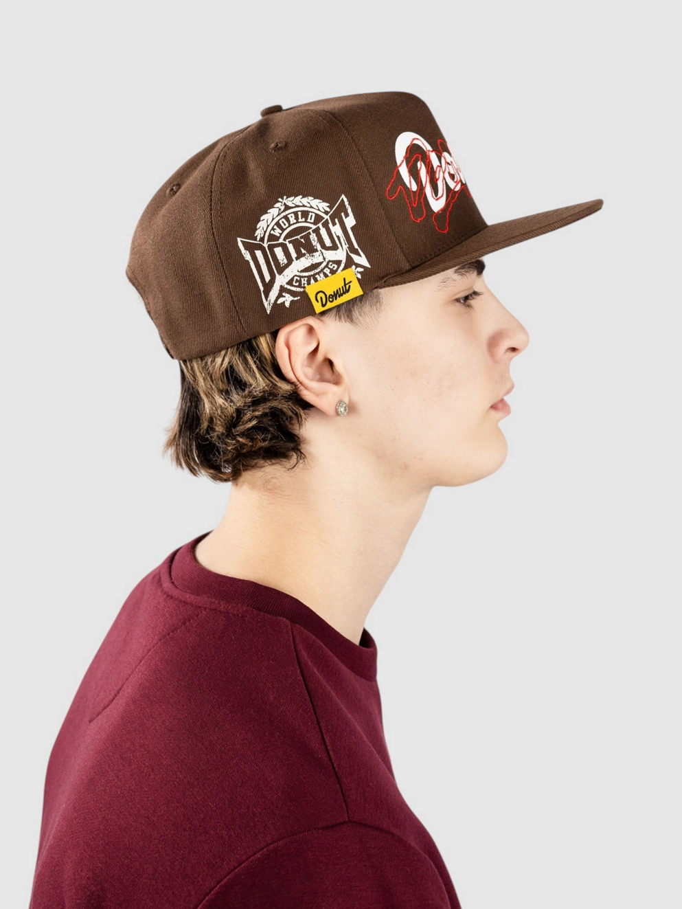 Donut World Champs Cap brown