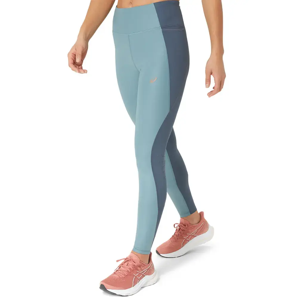 ASICS Nagino Hardloopbroek Lang Lichtblauw/Blauw Dames