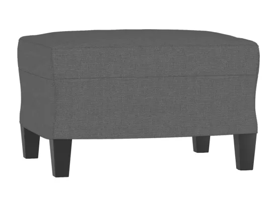 Ensemble de canapés 3 pièces gris foncé tissu