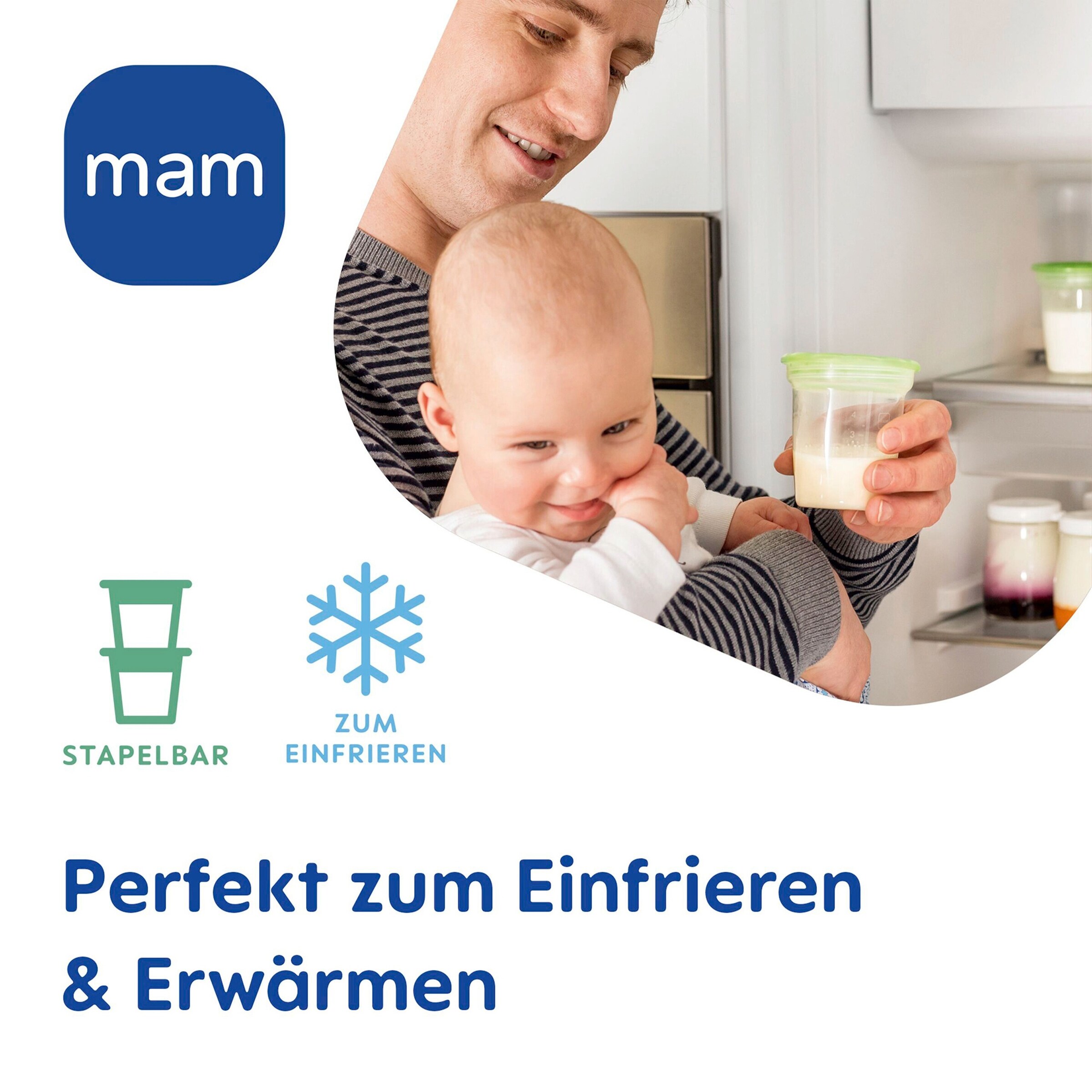 MAM 5er-Pack Aufbewahrungsbecher, 120ml