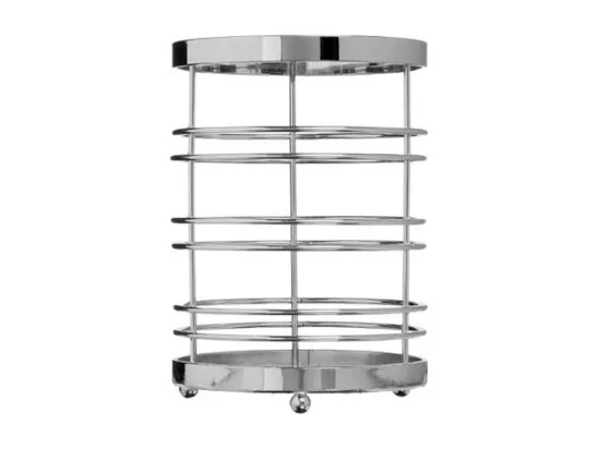 Pot Range Couverts Métal 17cm Argent