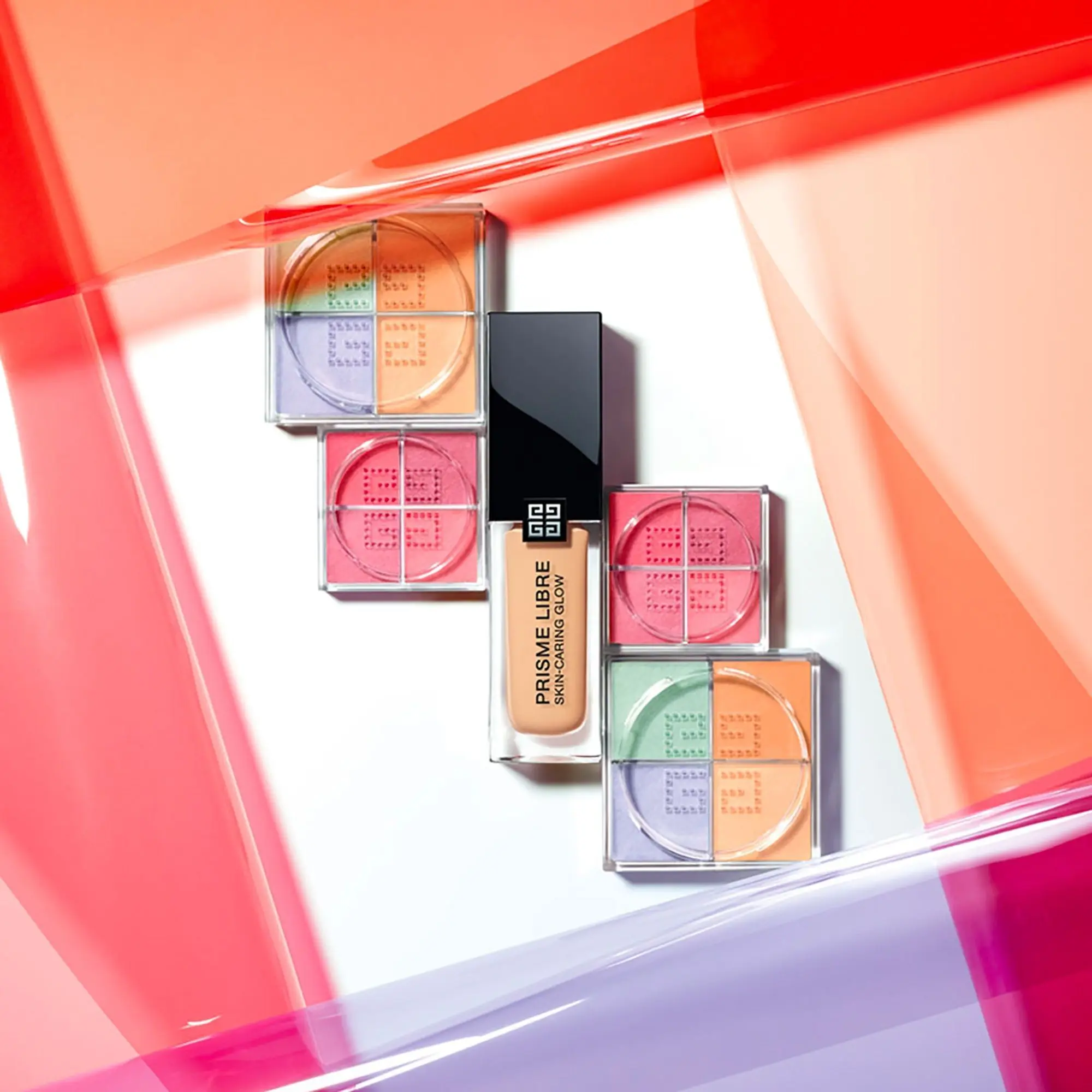 Givenchy - PRISME LIBRE BLUSH Le premier Blush Poudre Libre 4 couleurs- Blush / Poudre Bronzante