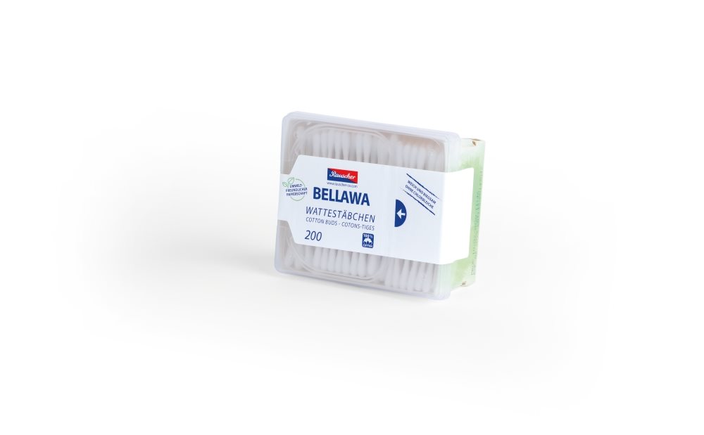 BELLAWA Wattestäbchen Dekobox 200 Stk