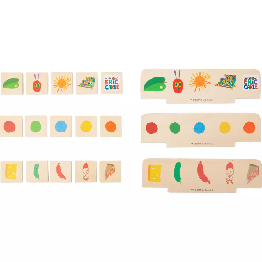 small foot® Raupe Nimmersatt Bildersortierbox