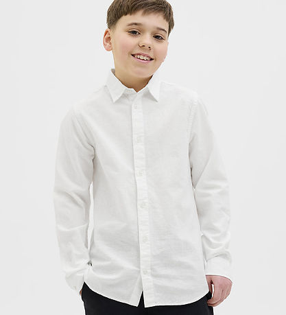 Jack & Jones Hemd - JjeBreeze - Weiß