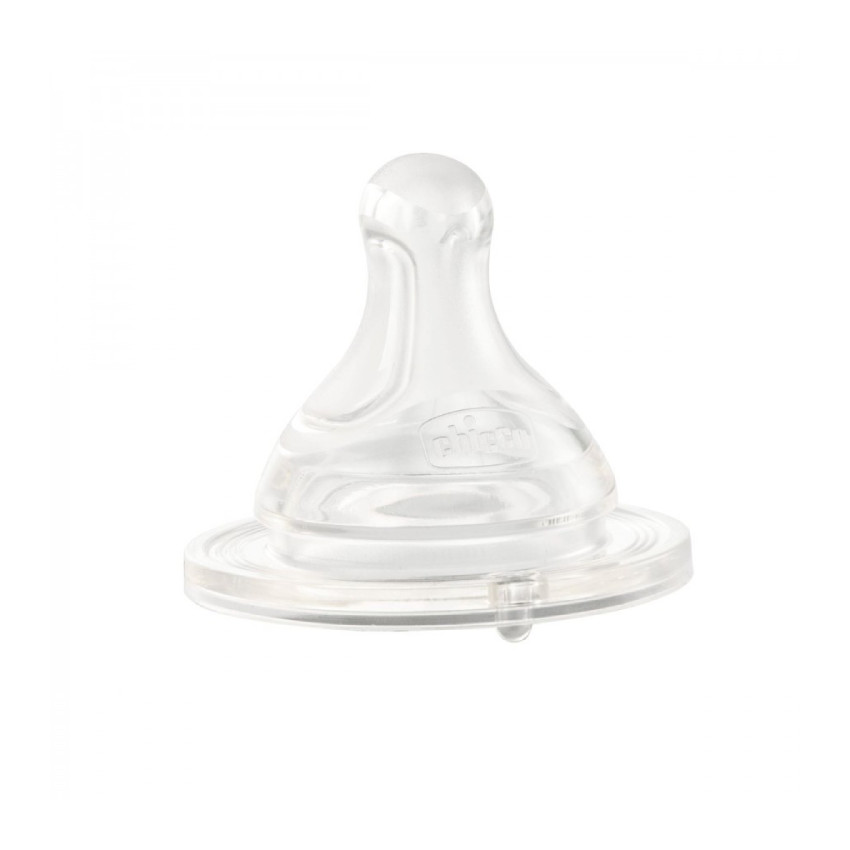 2 Tétines physiologiques anti-coliques Silic Flux Moyen