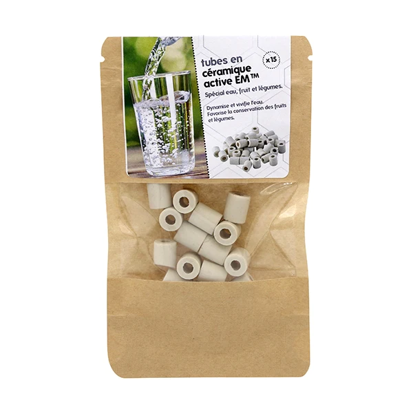 Tube en céramique active EM® pour eau, fruits et légumes x 15
