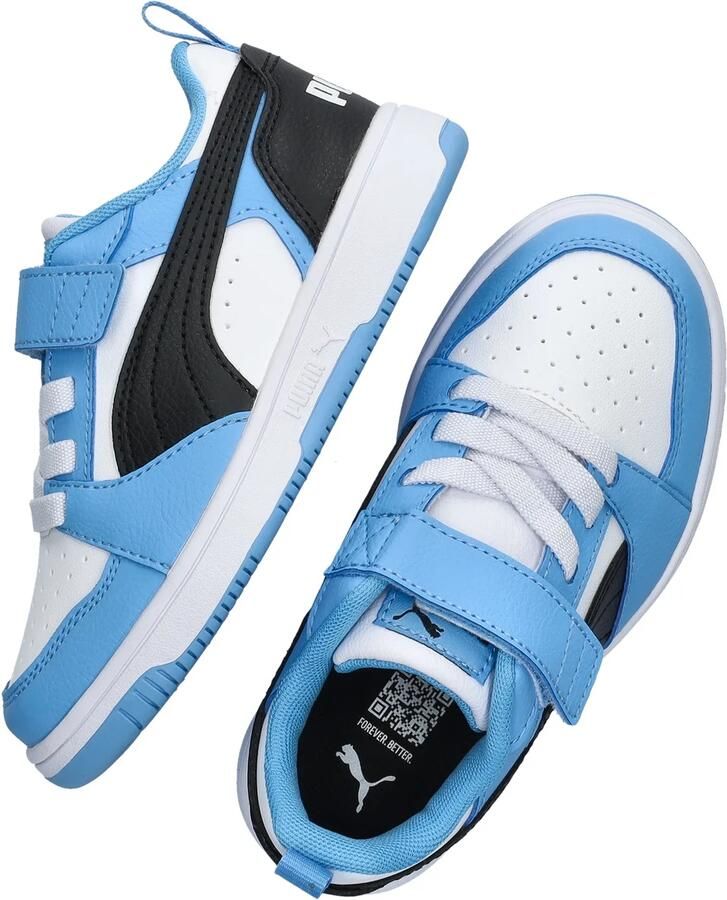 PUMA Rebound V6 Lo AC+ PS Unisex Sneakers Team Light Blue- Black- White