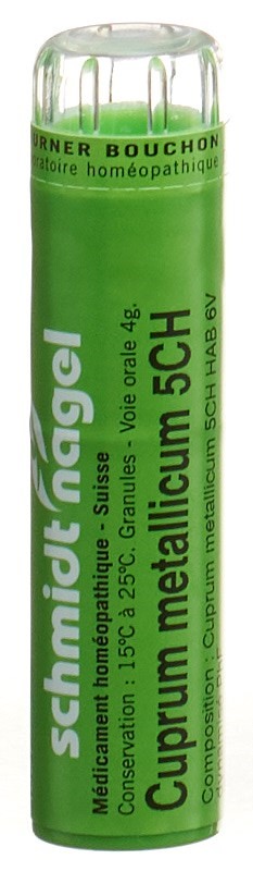 SCHMIDT-NAGEL Cuprum metallicum Gran 5 CH 4 g