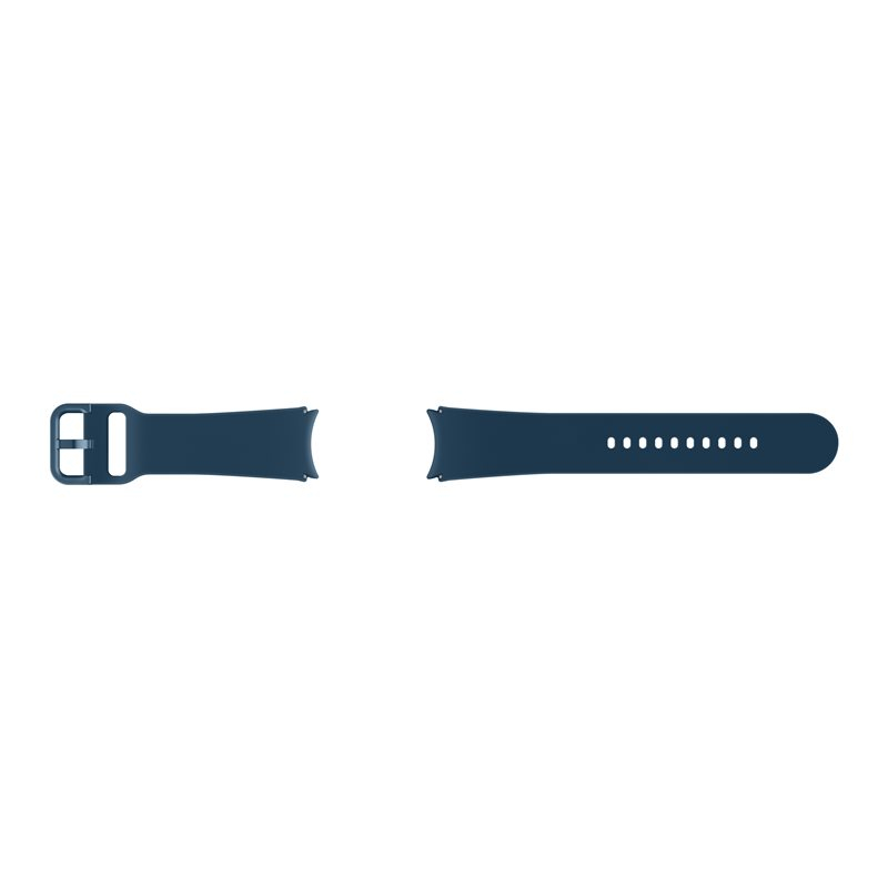 (M/L) Samsung - Samsung Galaxy Watch 4 Classic (46mm) Sport Band Silikon Armband (ET-SFR94LNEGEU) - Indigo (Blau)