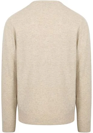William Lockie Trui Lamswol Beige 7097DF-30 Linen kopen