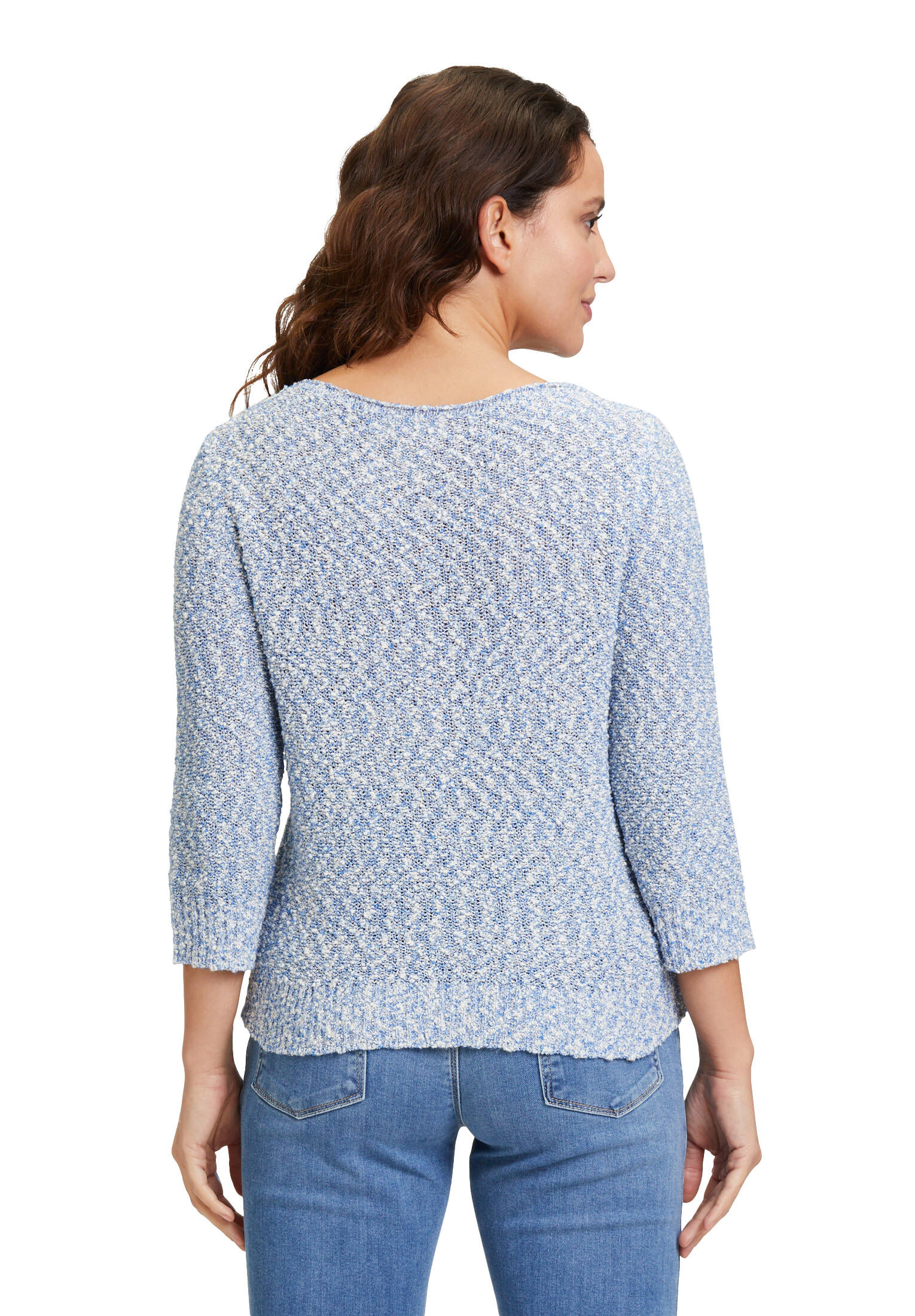 Betty & Co| Damen Strickpullover mit Lurexfaden