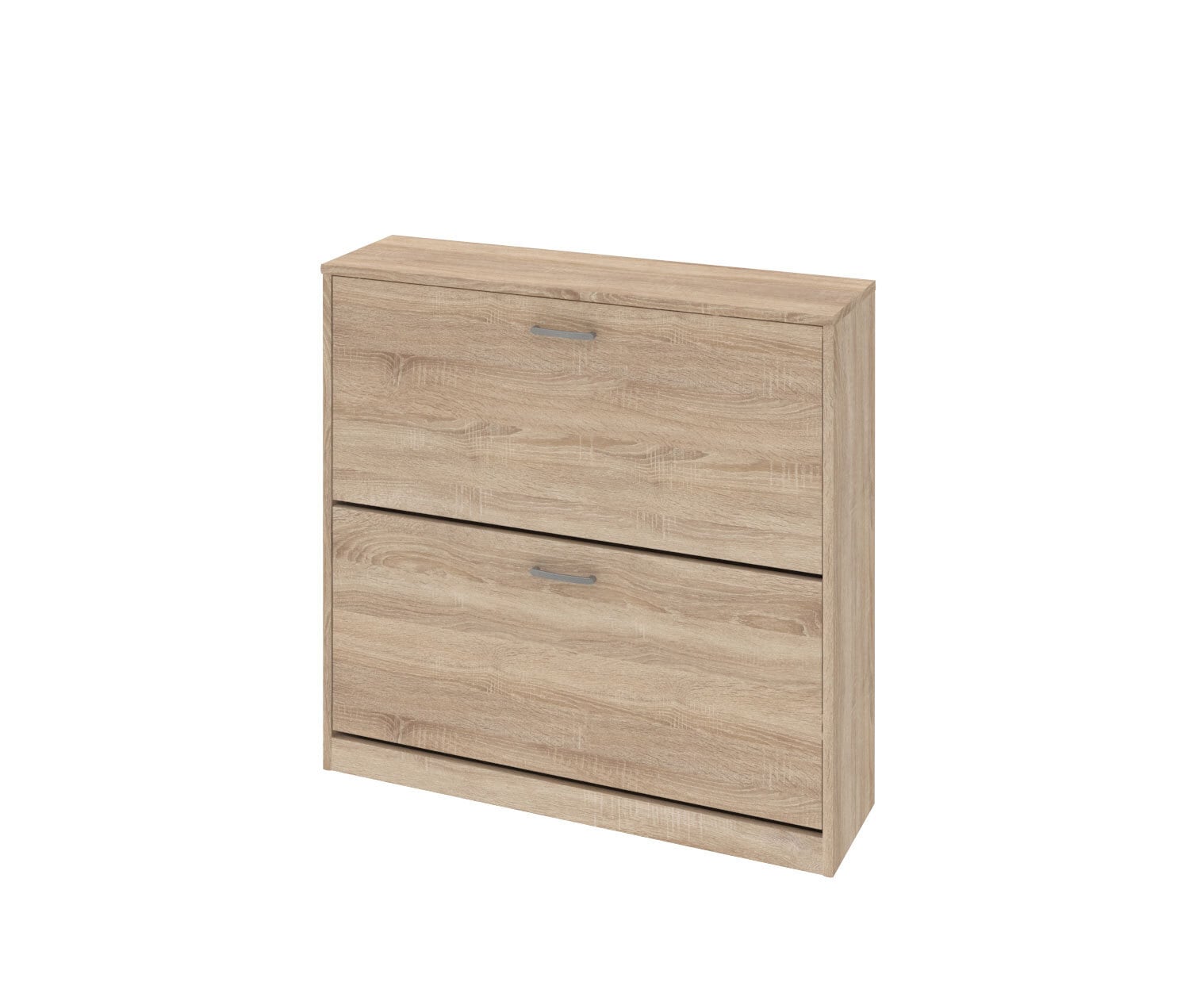 Schuhschrank Mega Typ 82 Eiche Sägerau-Dekor 88x85x28 cm