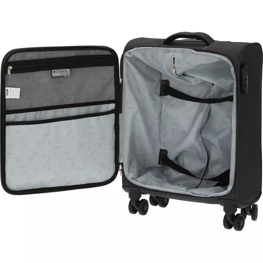 Gabol Lisboa - 4-Rollen-Kabinentrolley 55 cm grey