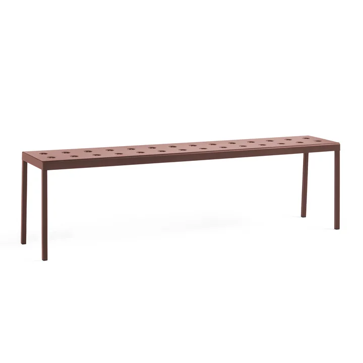 HAY - Balcony Bank, L 165,5 cm, iron red