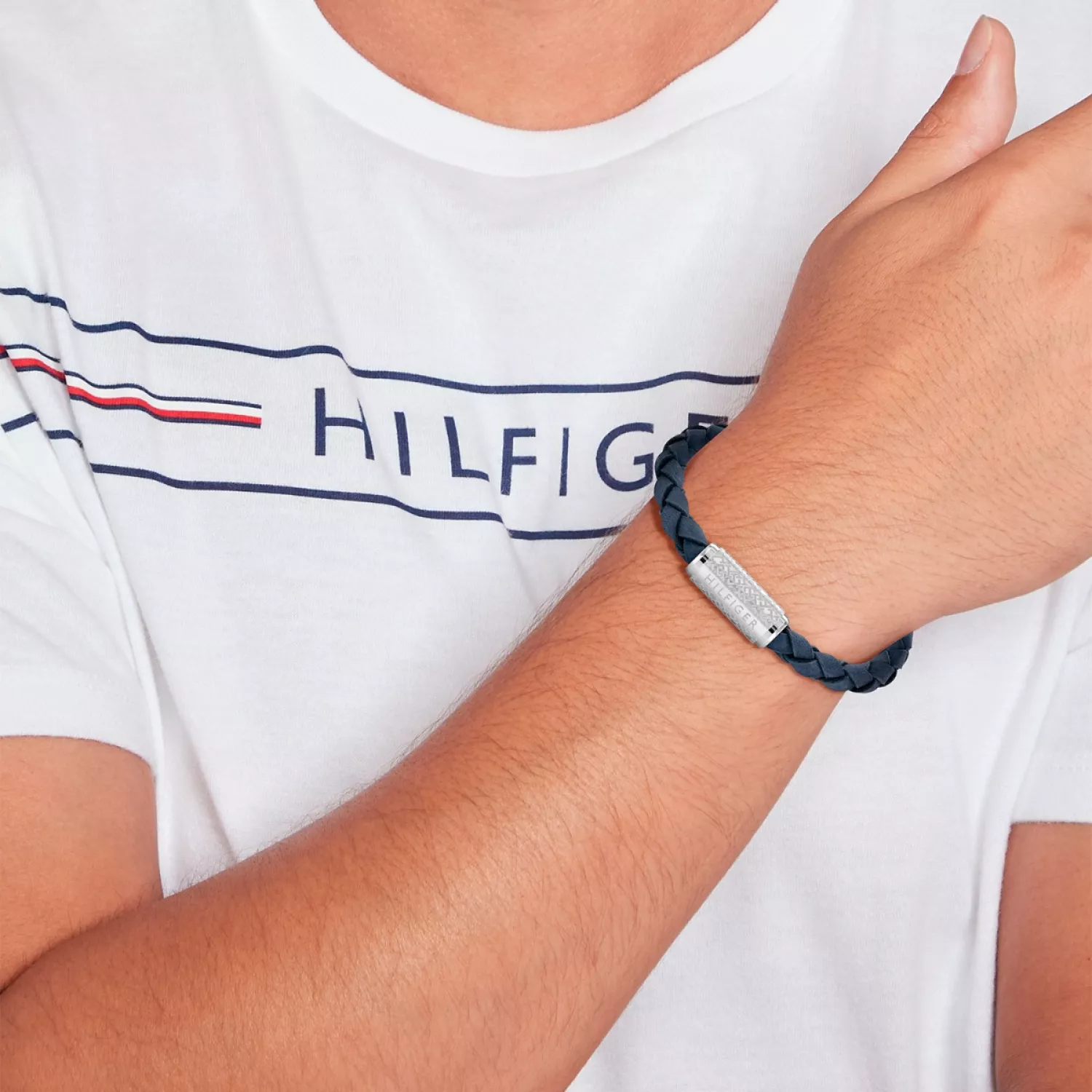 Tommy Hilfiger Braided Armbånd Læder 2790480