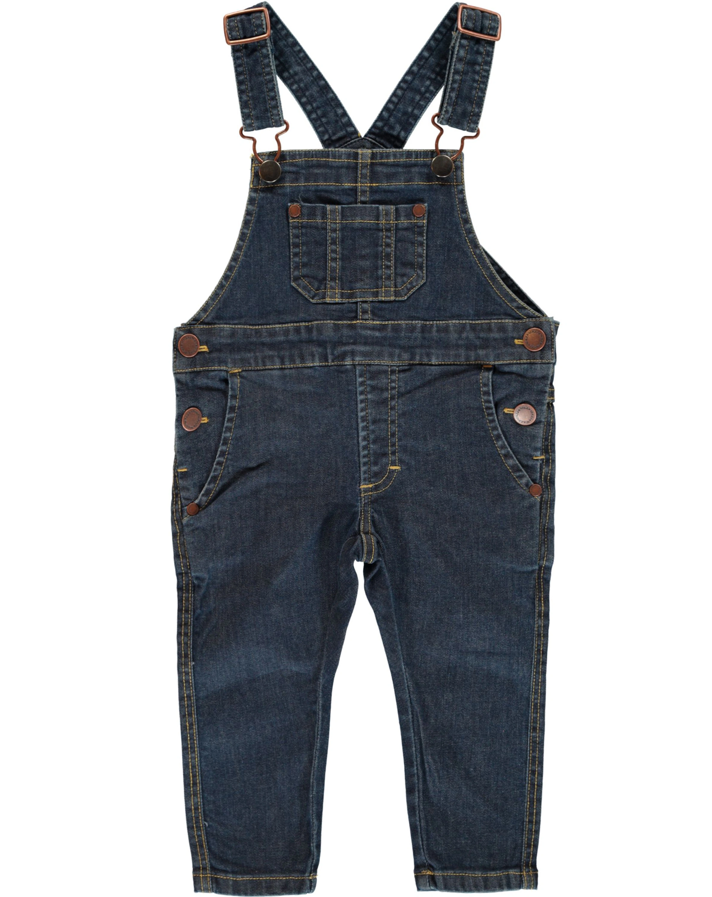 Jeans-Latzhose DNM in medium dark