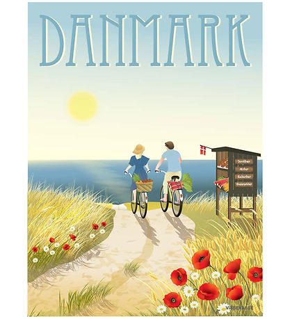 Vissevasse Poster - 50x70 cm - Dänemark - Sommerleben
