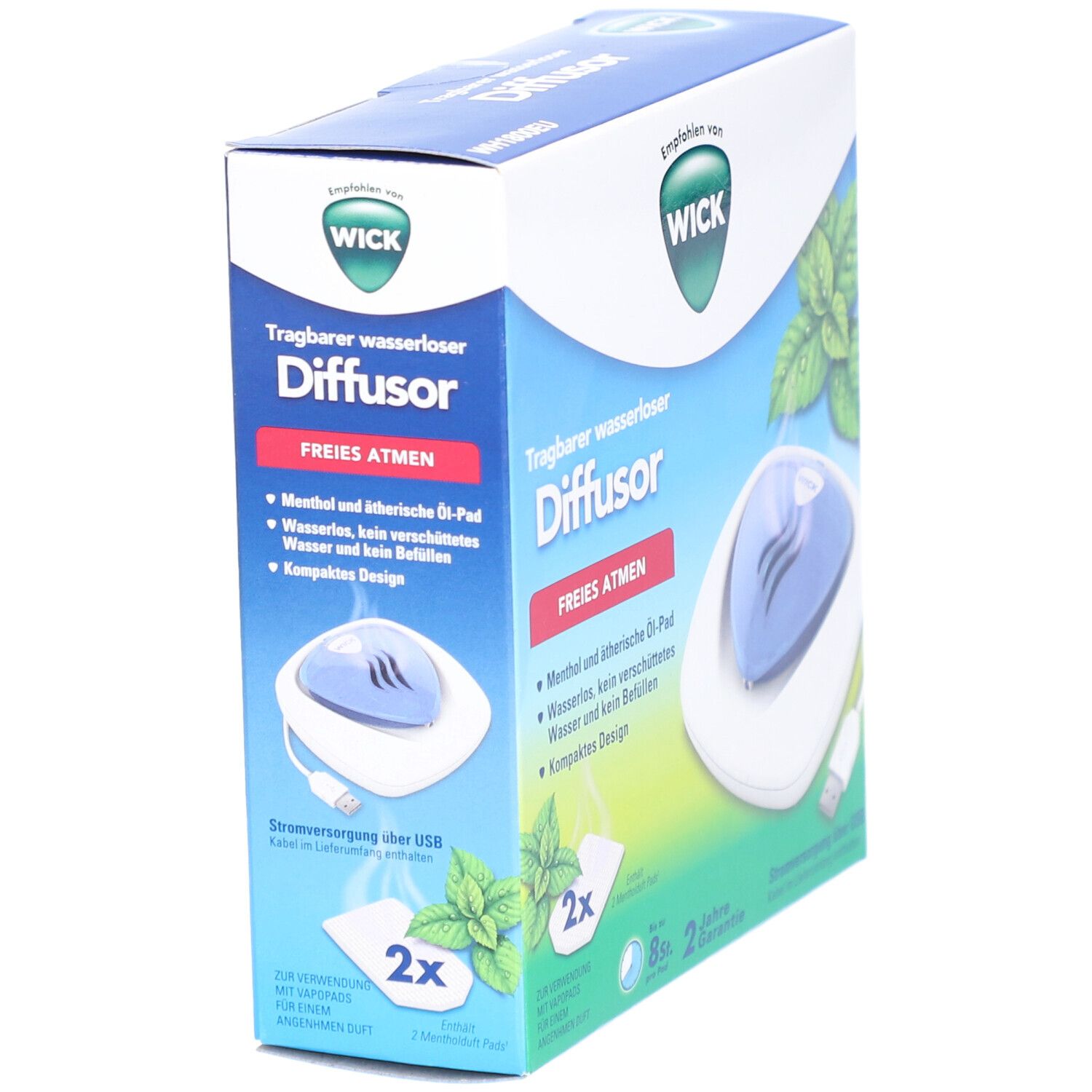 WICK Wasserloser tragbarer Diffuser