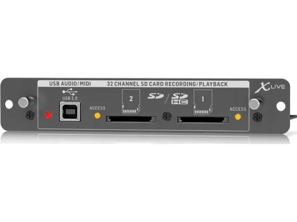 Behringer X-LIVE - Optagekort til X32