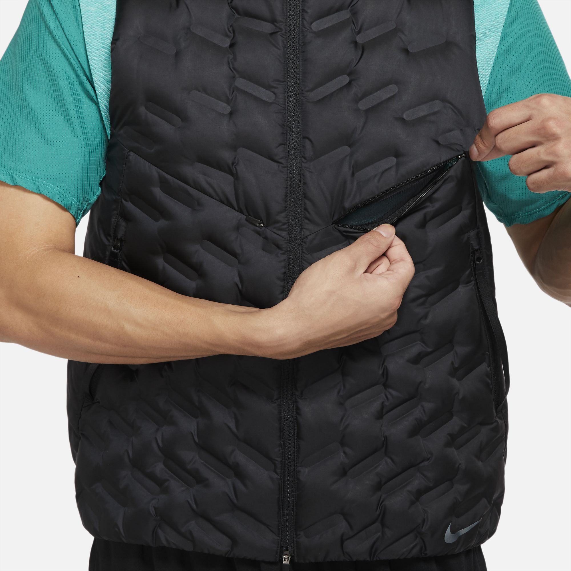 Therma-FIT ADV Repel Down-Fill Running Gilet Herre 010/Black