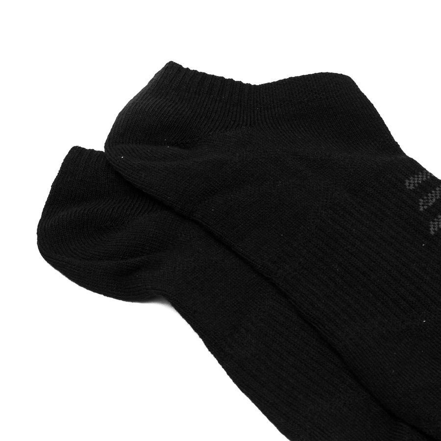 New Balance Chaussettes Flat Knit No-Show Pack de 3 - Noir