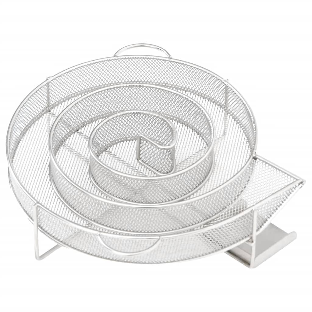 Générateur de fumée froide rond 19,5 cm acier inoxydable