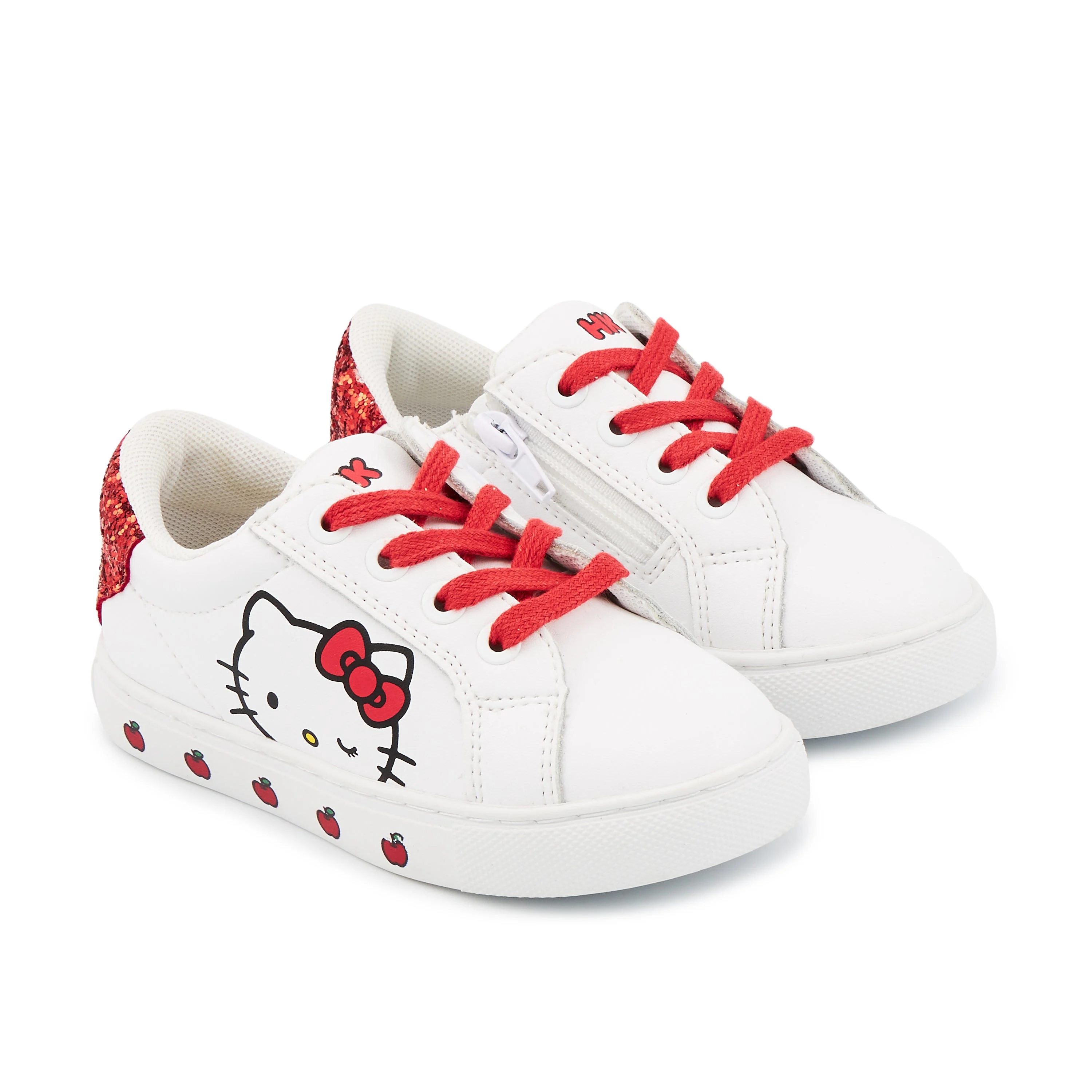 MINI SIMONE HELLO KITTY - Sneakers en cuir | Blanc