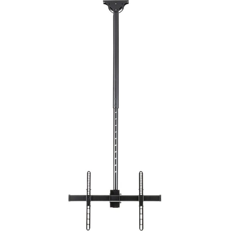 StarTech.com Support TV pour Plafond - Support Universel pour Écran Unique avec Mât Télescopique Réglable - Inclinable/Pivotant - Support VESA pour Écrans 32