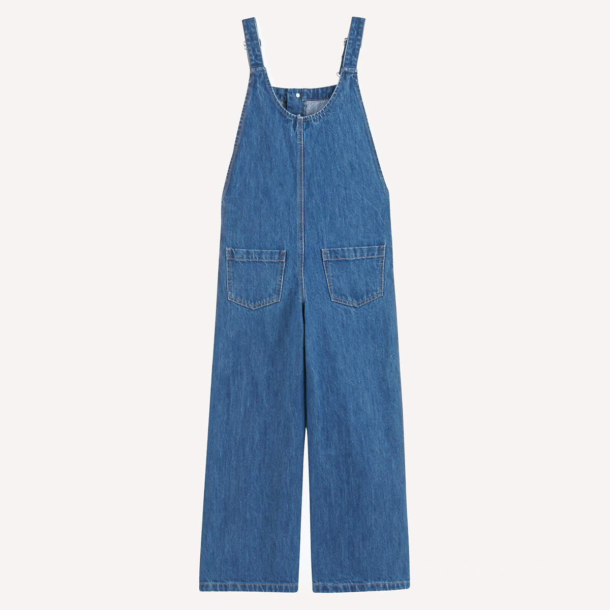 COLEÇÃO LA REDOUTE<br>Jardineira jeans com alças