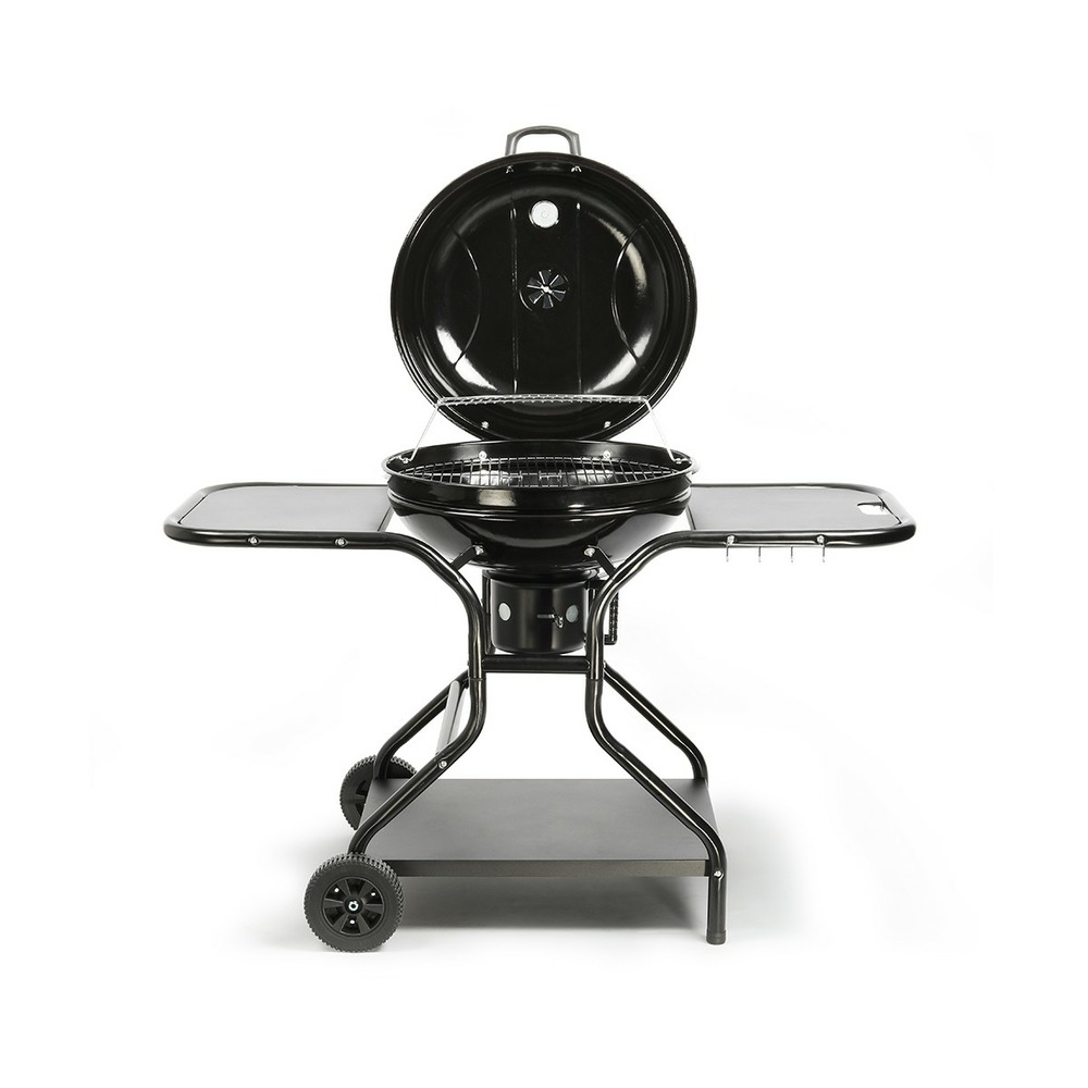 Barbecue à charbon avec tablettes