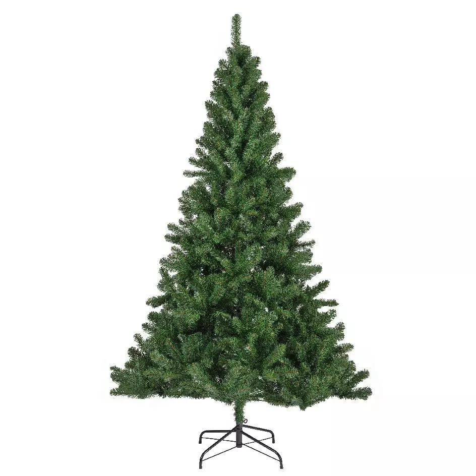 Sapin artificiel de Noël King H210 cm Vert sapin