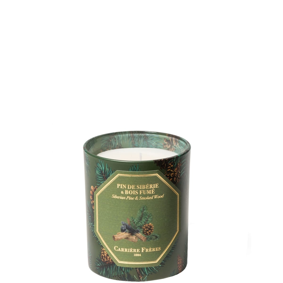 CARRIÈRE FRÈRES Pin de Sibérie &  Bois Fumé Bougie Parfumée