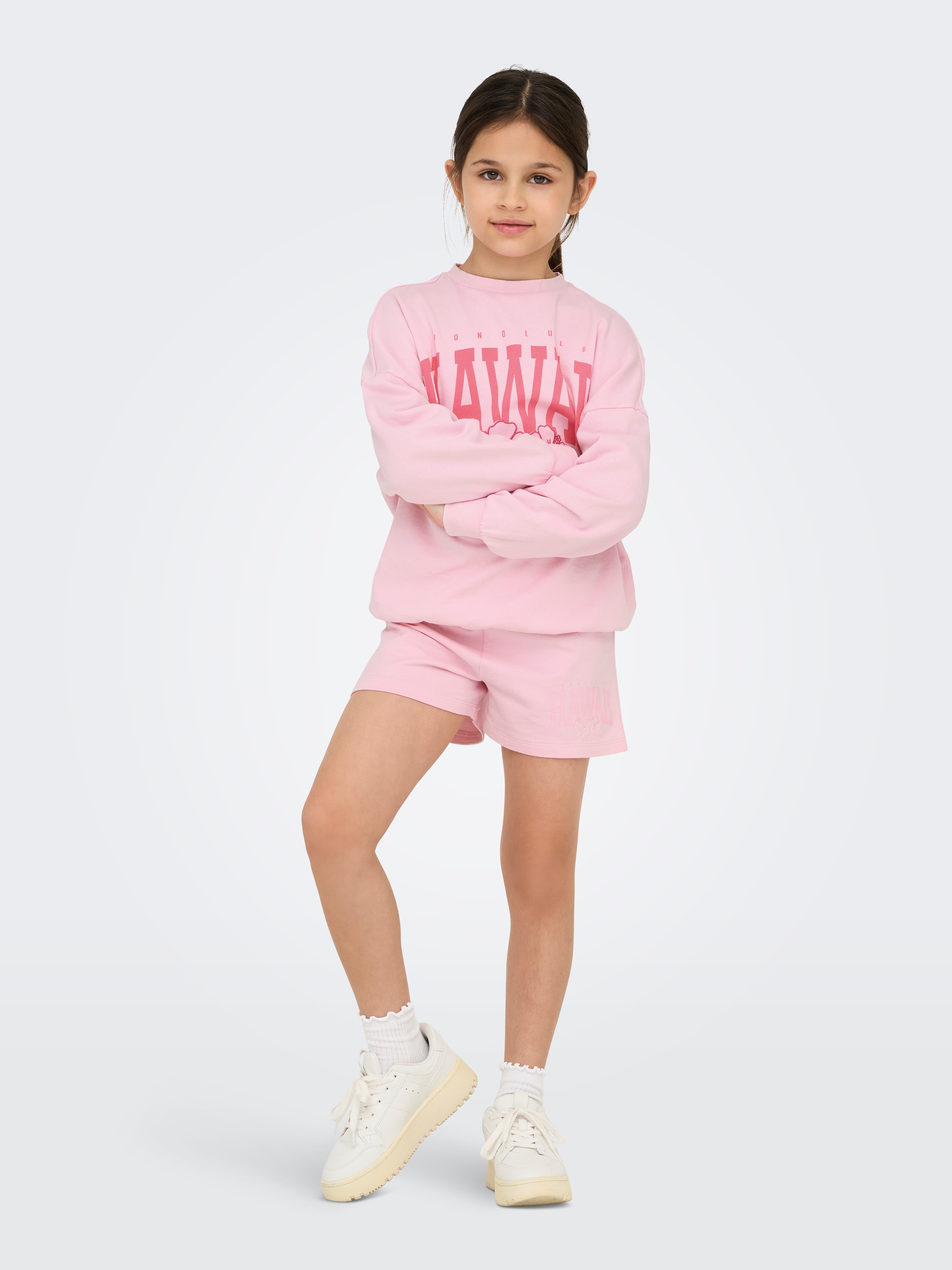 KIDS ONLY Sweatshirt »KOGANABELL LIFE L/S OVZ PRINTED CREW SWT«
