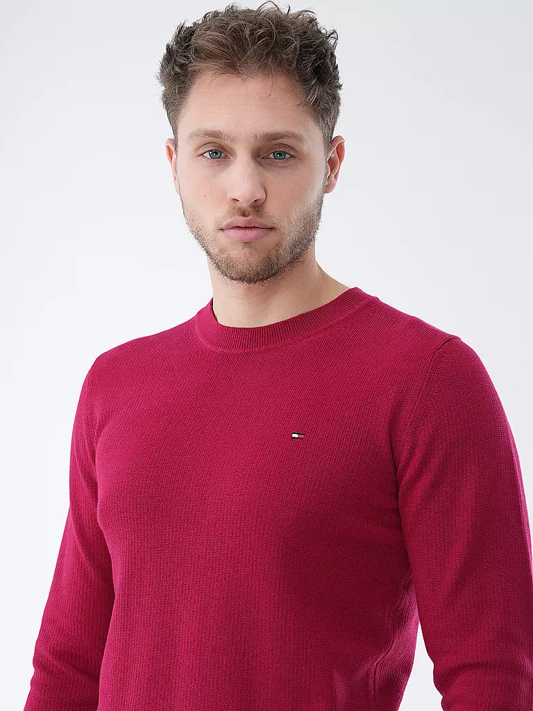 TOMMY HILFIGER Pullover rot