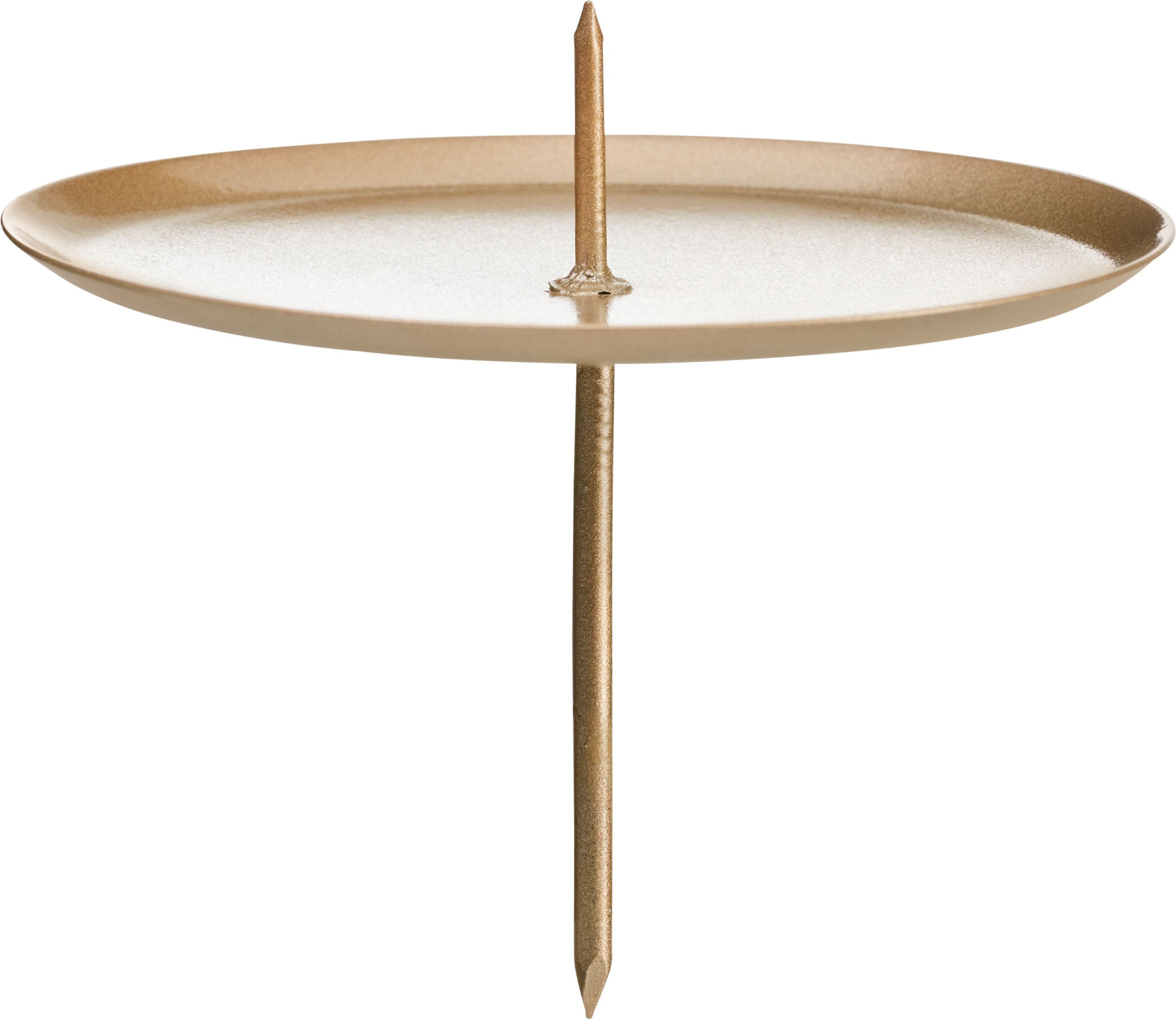 Adventskerzenhalter - Gold / H: 8.0 cm
