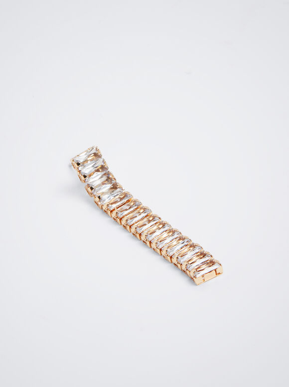 Brincos de ouro com zircônia cúbica - Ouro