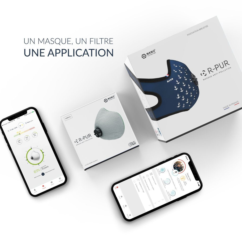 Masque Anti Pollution R-PUR Nano One V2