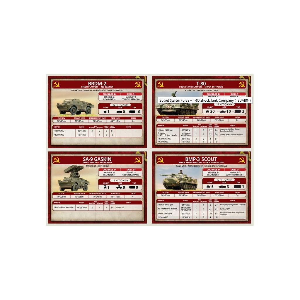 Team Yankee - Soviet Starter Force: T-80 Shock Tank Company