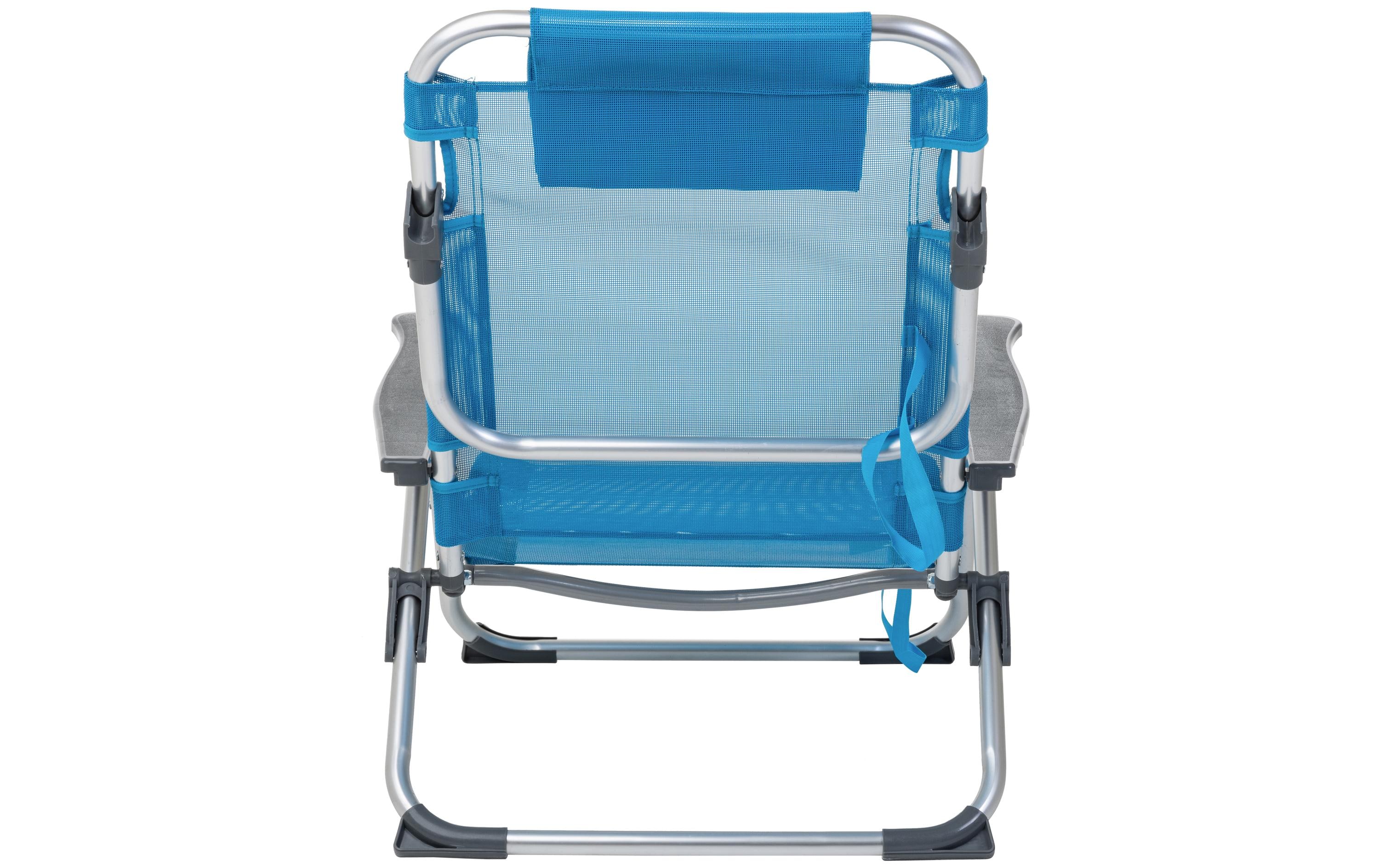Strandstuhl Arieenzo, Blau, 2 StückGemütliche Campingstühle