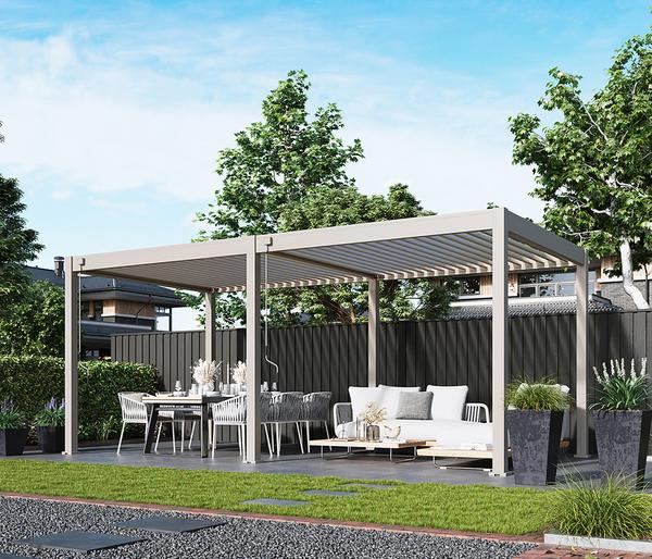Weide Deluxe Pergola Voll-Alu, ca.