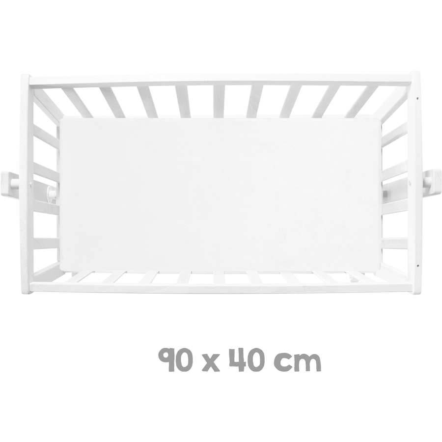 roba Babywiege weiß inkl. Matratze 40 x 90 cm
