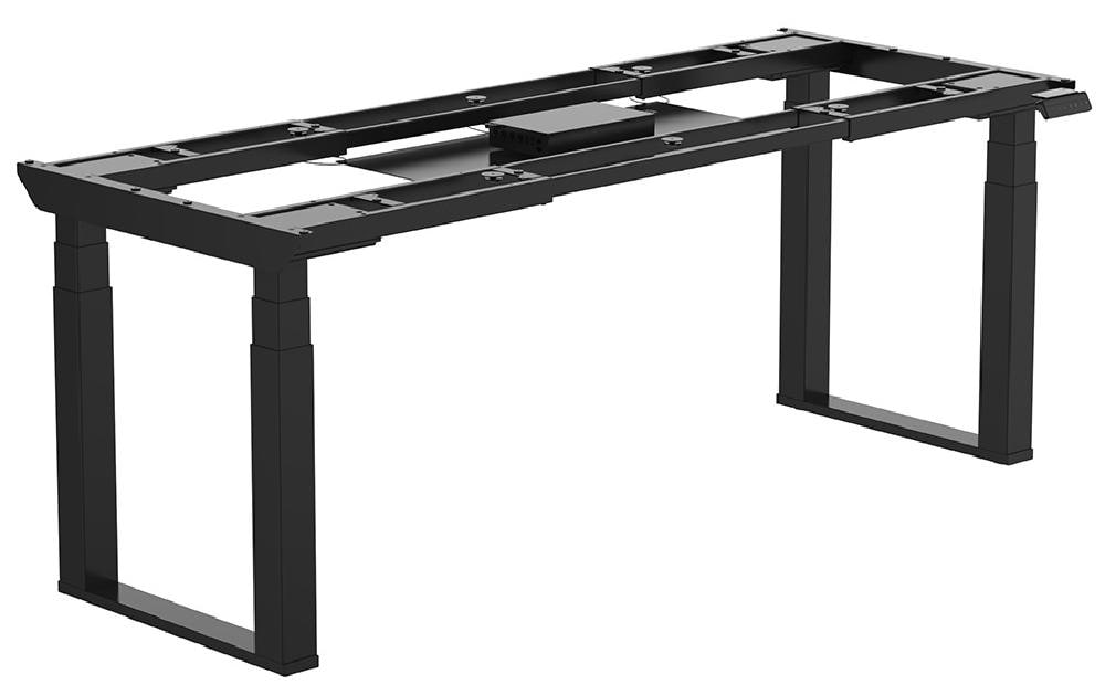 Tischgestell ET225Q Schwarz<br>Höhenverstellbares Tischgestell
