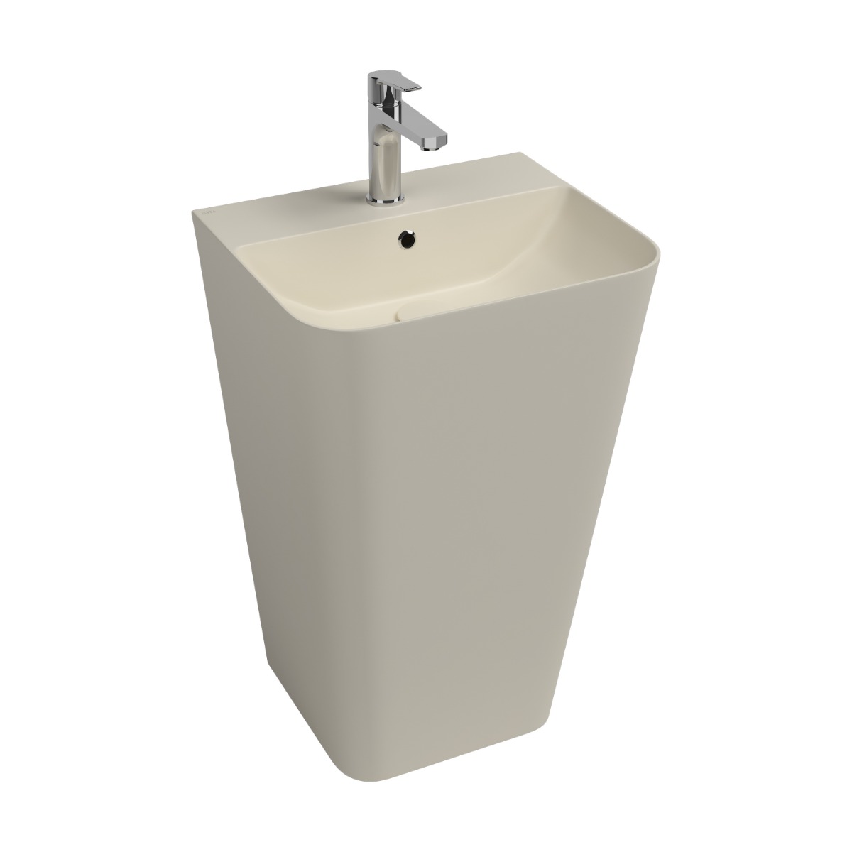 Isvea Sott Aqua staande wastafel 50cm ivoor