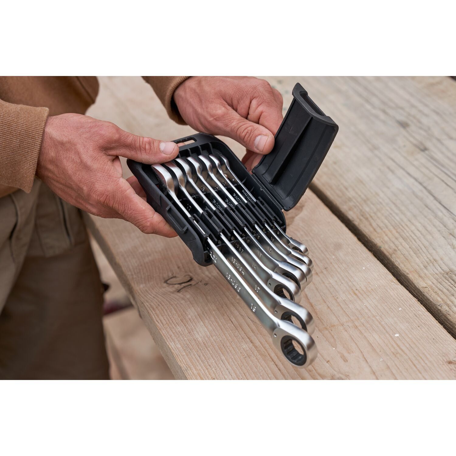 Stanley FMMT82848-0 FatMax™ Ringsteeksleutelset met ratel - 7-delig