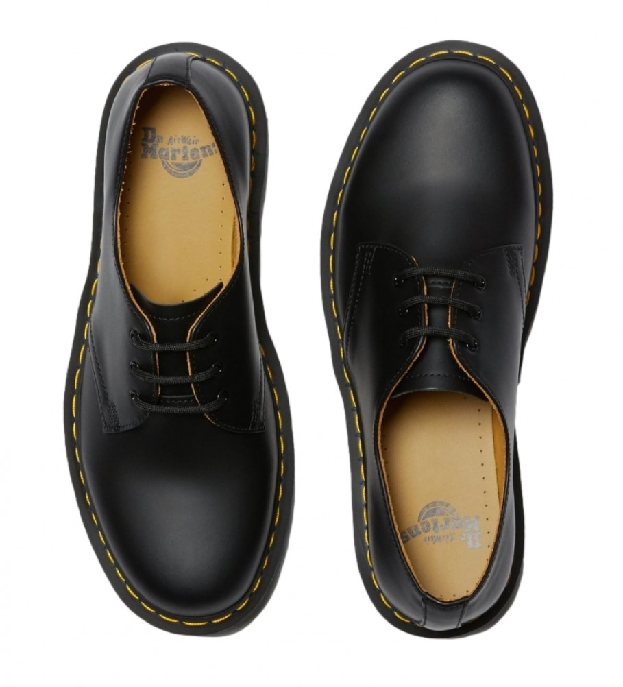 Sapatos Dr. Martens de couro 1461 pretos