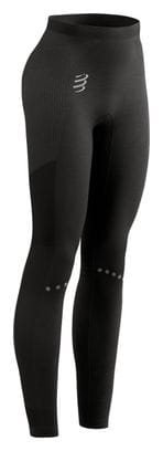 Collant Femme Compressport Winter Running Legging Noir