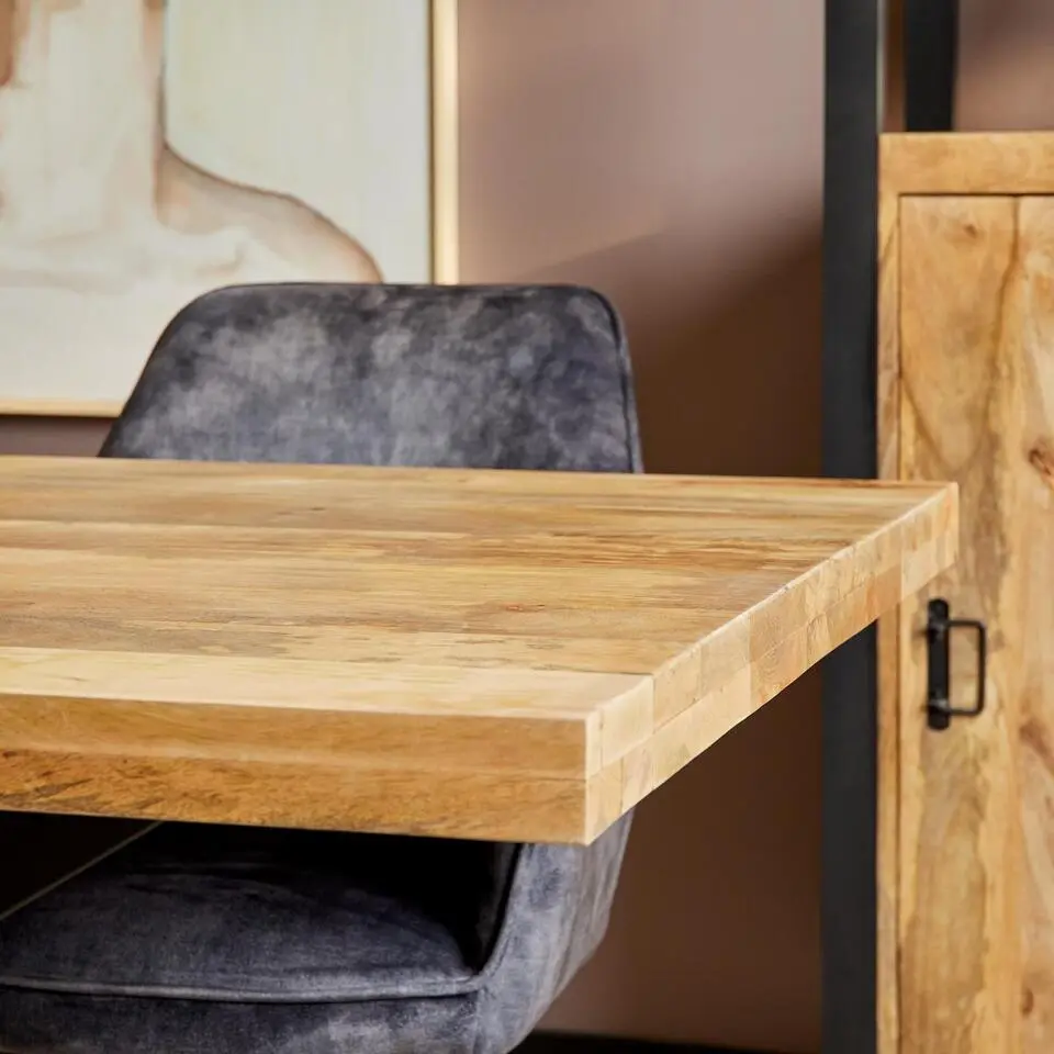 StarFurn - Rechthoekige eettafel Denver - 160 cm - naturel