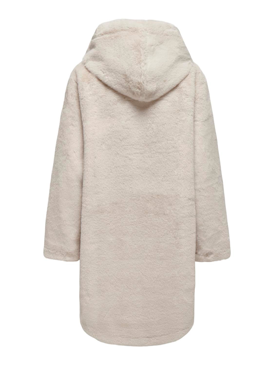 ONLMAJA Kunstfell Jacke Pumice Stone